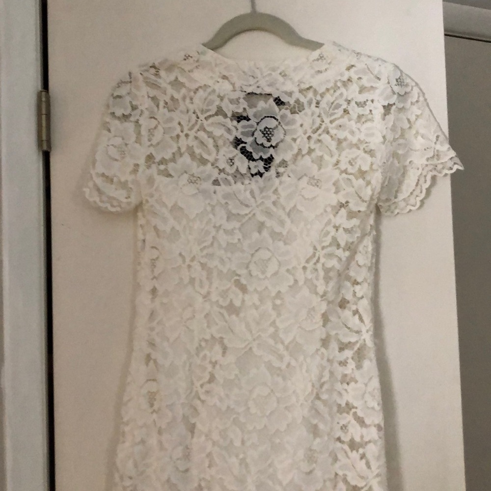 Sander Dress - White Lace